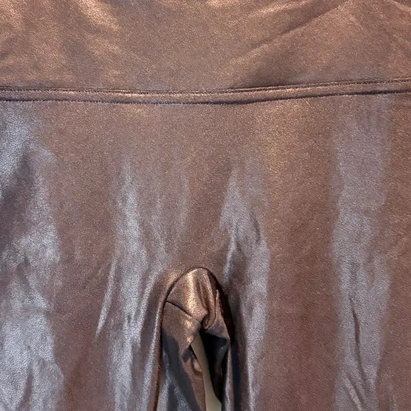 SPANX Faux Leather-Look High Waist Leggings Black - Picture 3 of 7